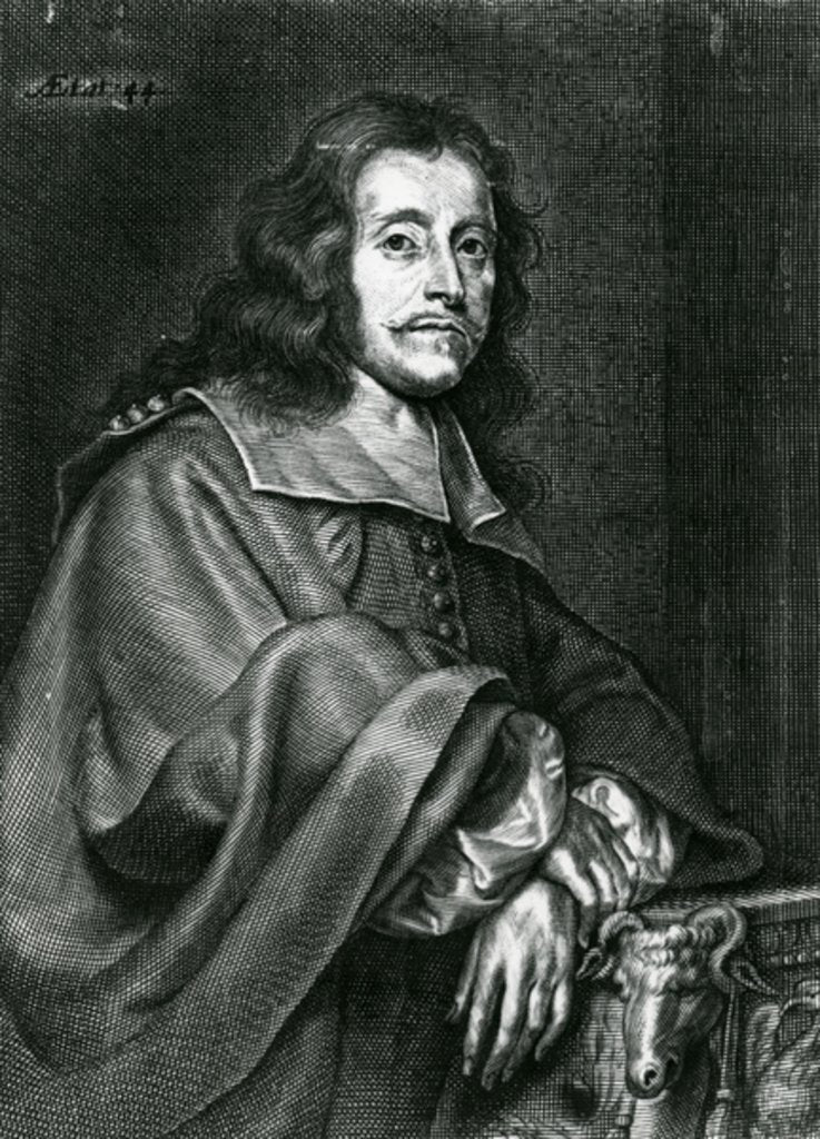 Detail of Lucas Faydherbe by Gonzales Coques