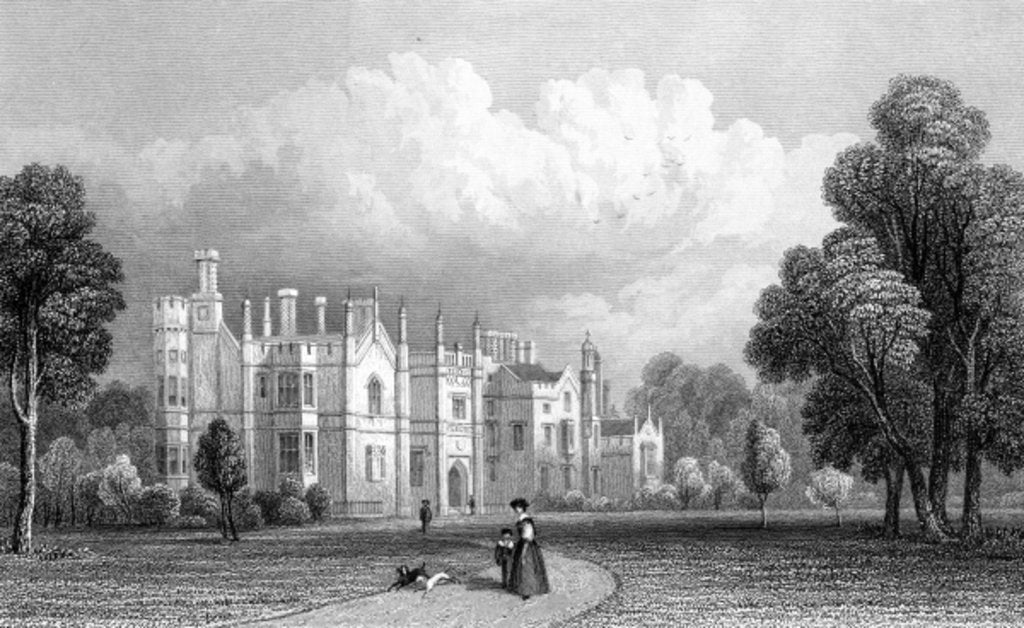 Detail of Danbury Park, Essex, 1835 by Thomas Barber