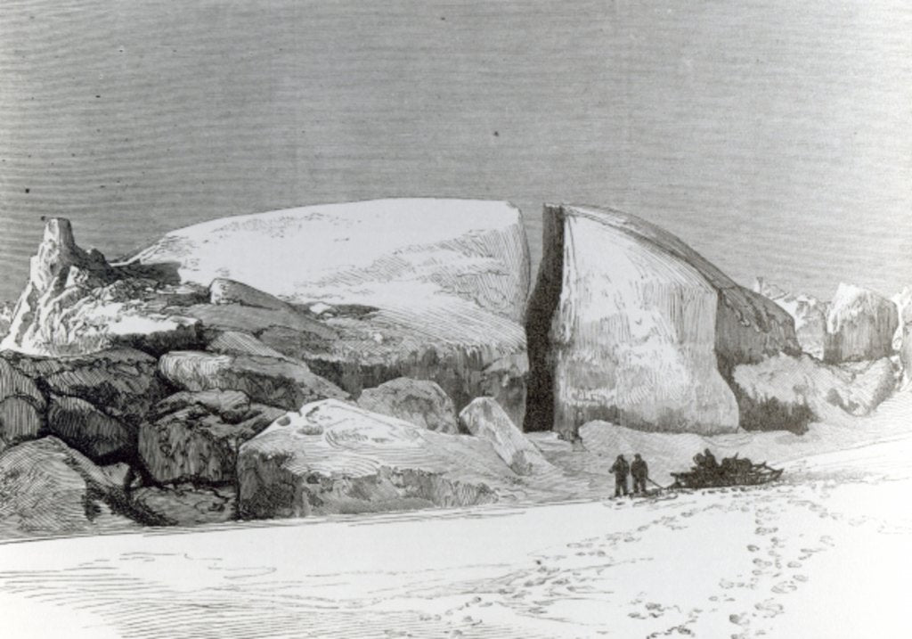 Detail of A Floe-Berg Aground by English School