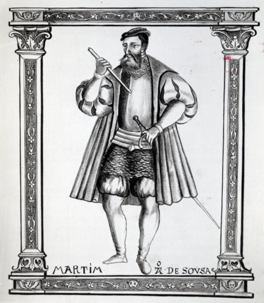Detail of Martim da Sousa by Portuguese School