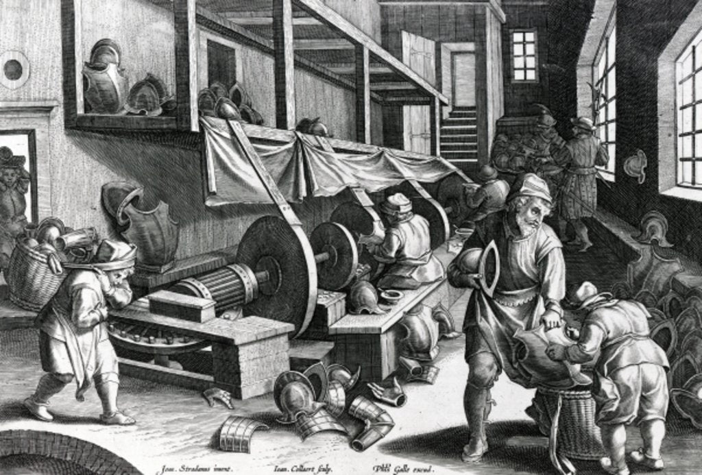 Detail of olitura Armoru by Jan van der Straet