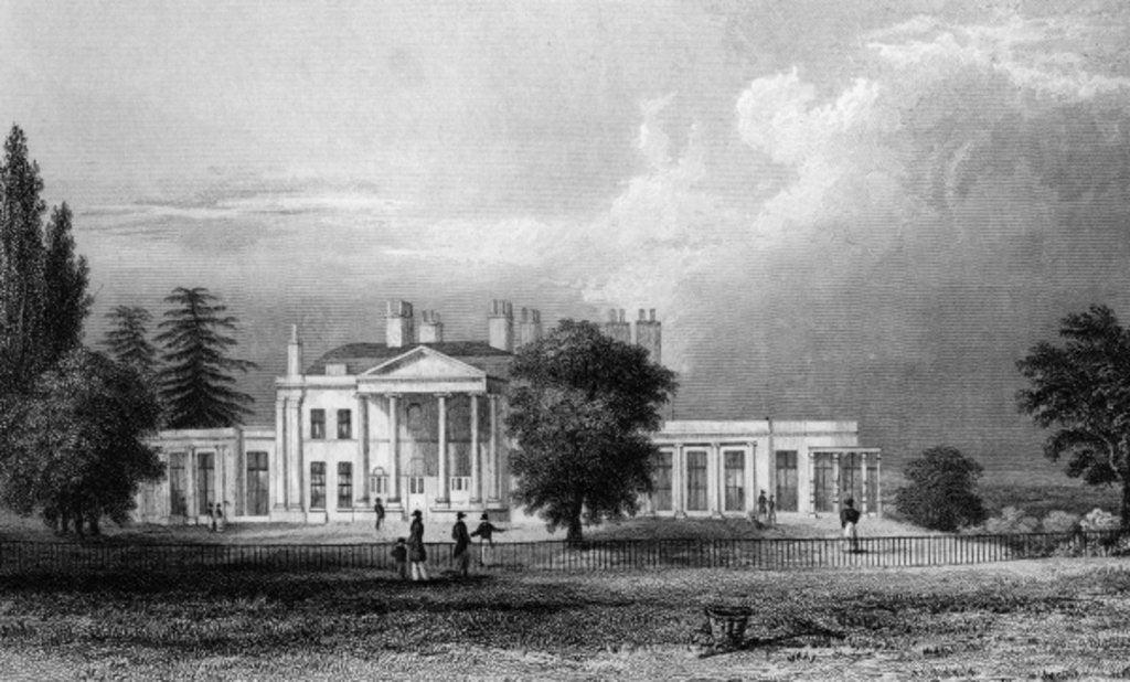 Detail of Highlands, Essex, engraved by John Rogers, 1831 by William Henry (after) Bartlett