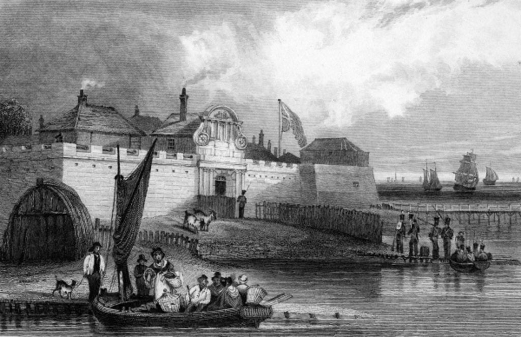 Detail of Tilbury Fort, Essex by George Bryant Campion