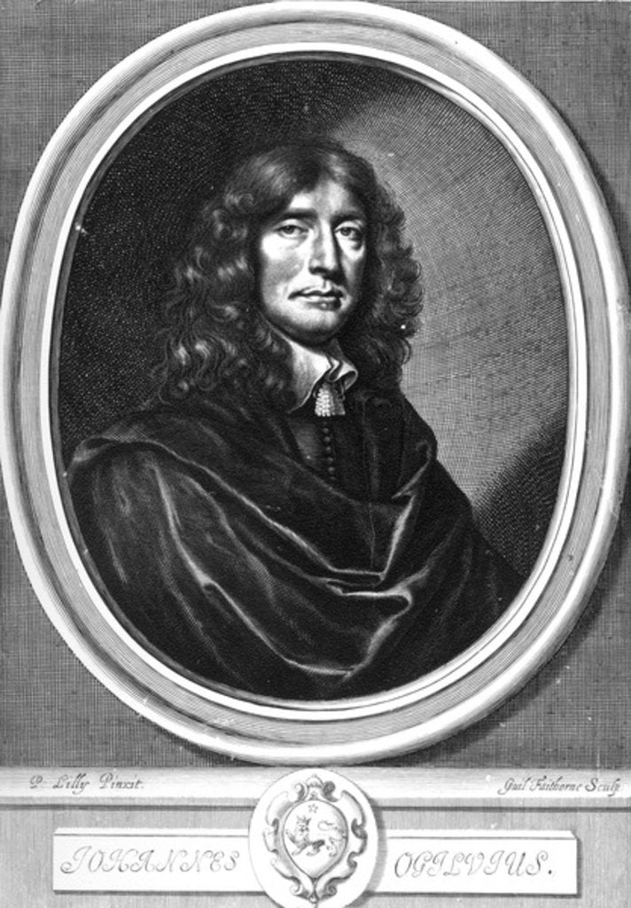 Detail of John Ogilby by Peter Lely