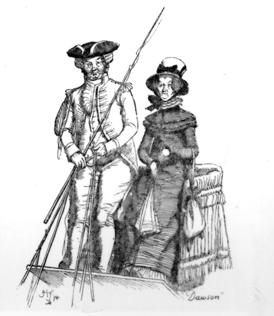 Detail of Dawson by Hugh Thomson