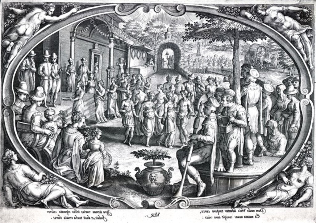 Detail of Ver by Jan van der Straet