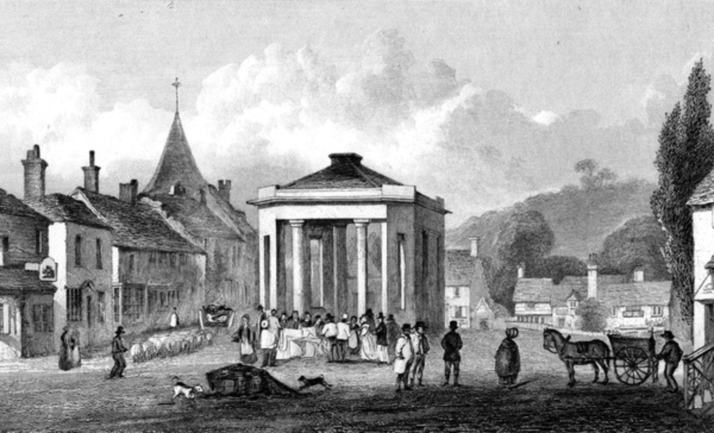 Detail of Westerham, Kent by George Sidney Shepherd