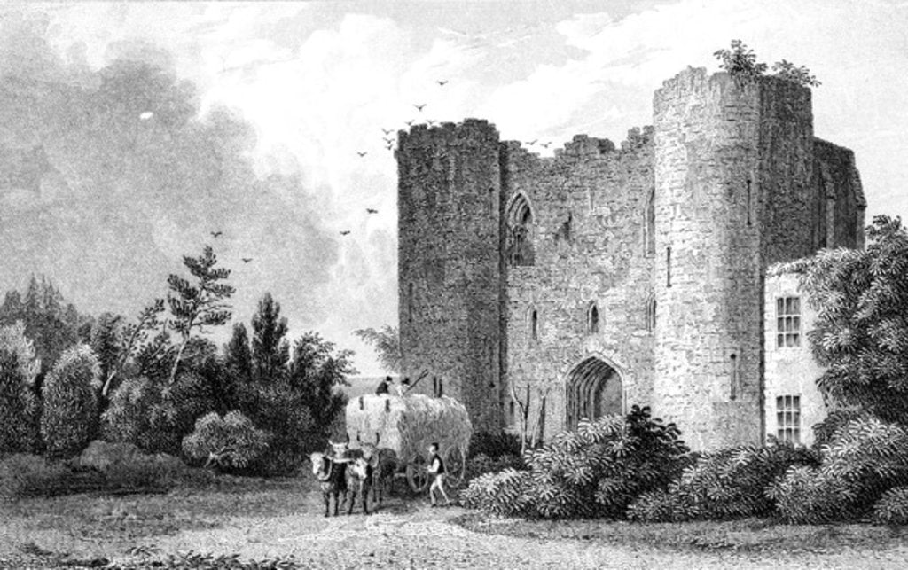 Detail of Tunbridge Castle, Kent by Thomas Mann Baynes