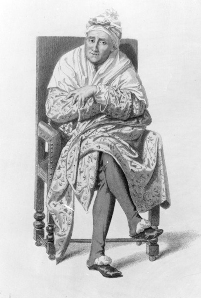 Detail of The character of Argan in Act I Scene II by Edmond A.F. Geffroy