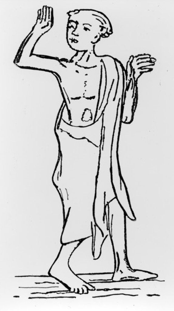 Detail of Tom O'Bedlam by English School