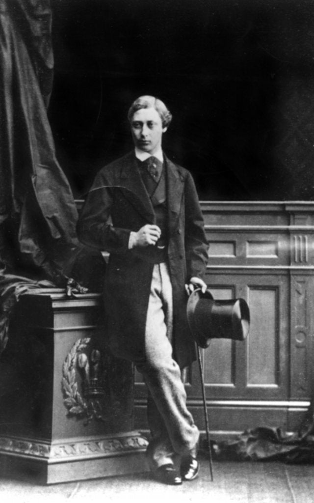 Detail of Albert Edward, Prince of Wales, 1861 by Anonymous