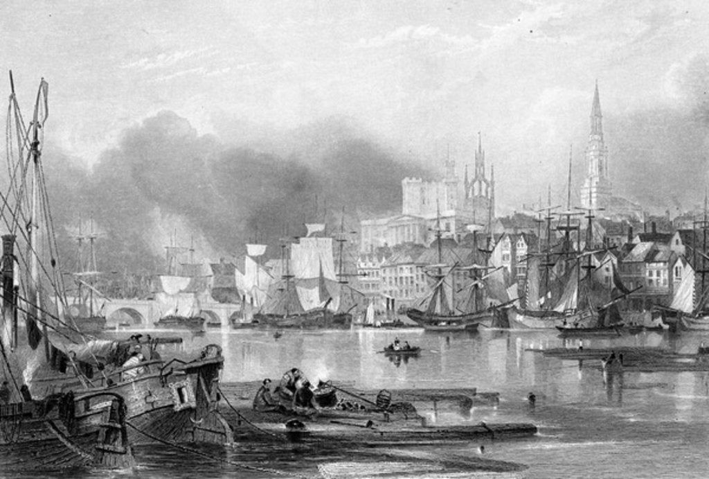 Detail of Newcastle-upon-Tyne by George Balmer