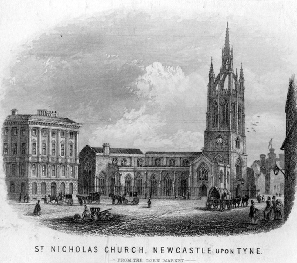 Detail of St. Nicholas Church, Newcastle-Upon-Tyne by English School