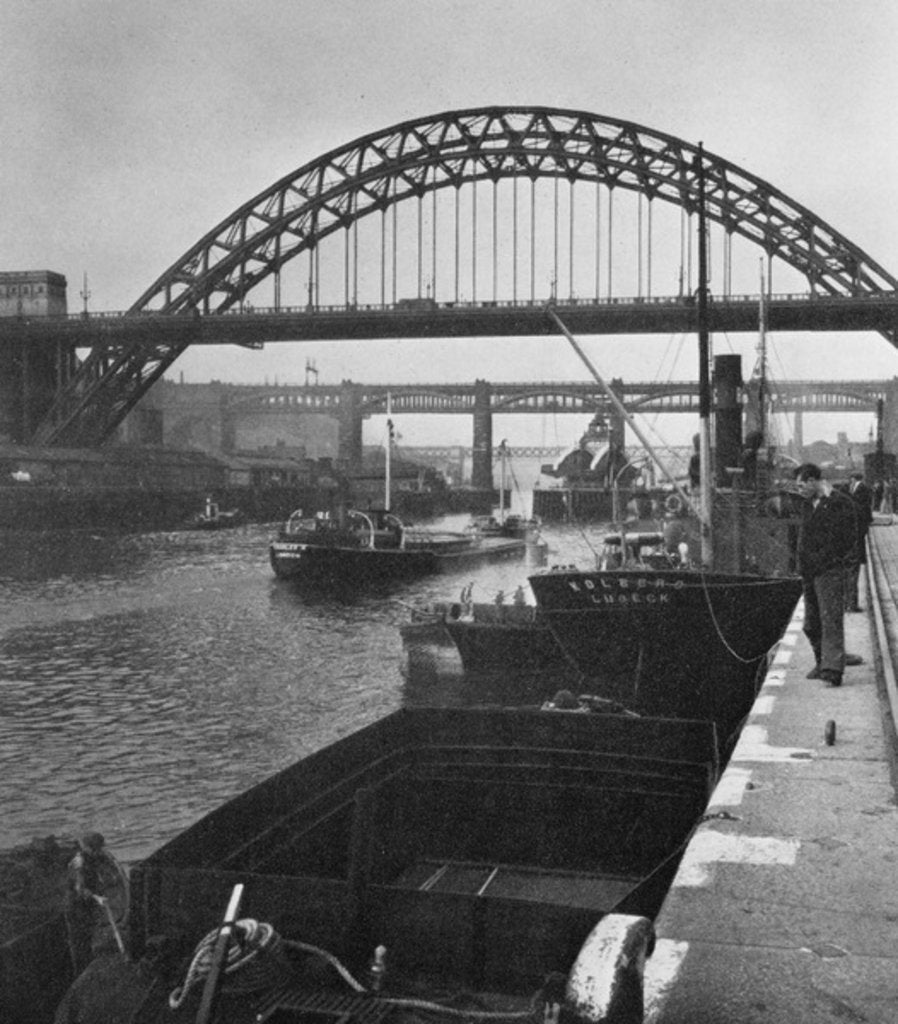 Detail of The Tyne Bridge, Newcastle-upon-Tyne by English Photographer