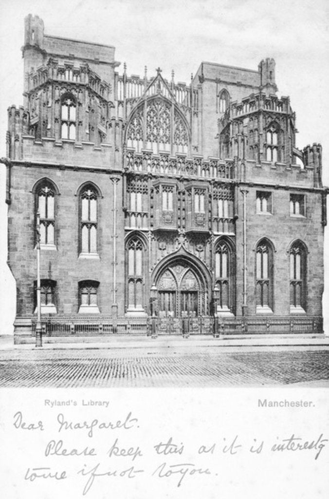 Detail of Ryland's Library, Manchester by English Photographer
