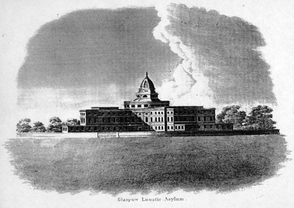 Detail of Glasgow Lunatic Asylum, c.1830 by Scottish School