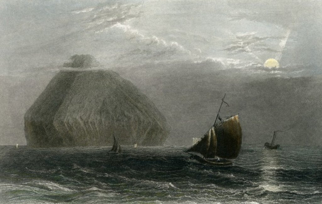 Detail of Ailsa Craig, engraved by J. T. Willmore by William Henry (after) Bartlett