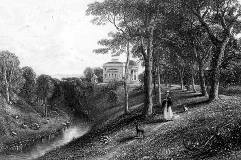 Detail of Coilsfield, engraved by J. Giles by David Octavius (after) Hill