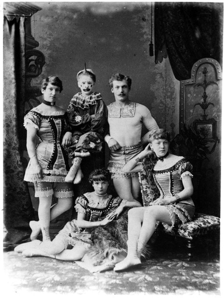 Detail of Circus Performers by English Photographer