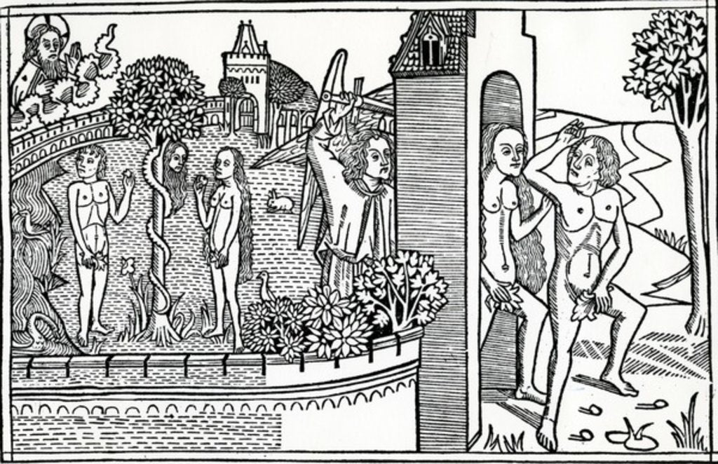 Detail of The Fall of Man by German School