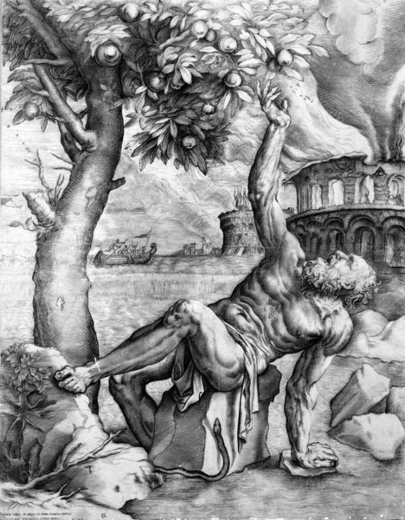 Detail of Tantalus by Titian