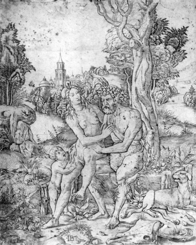 Detail of A family of fauns, c.1510 by Giovanni Battista Palumba