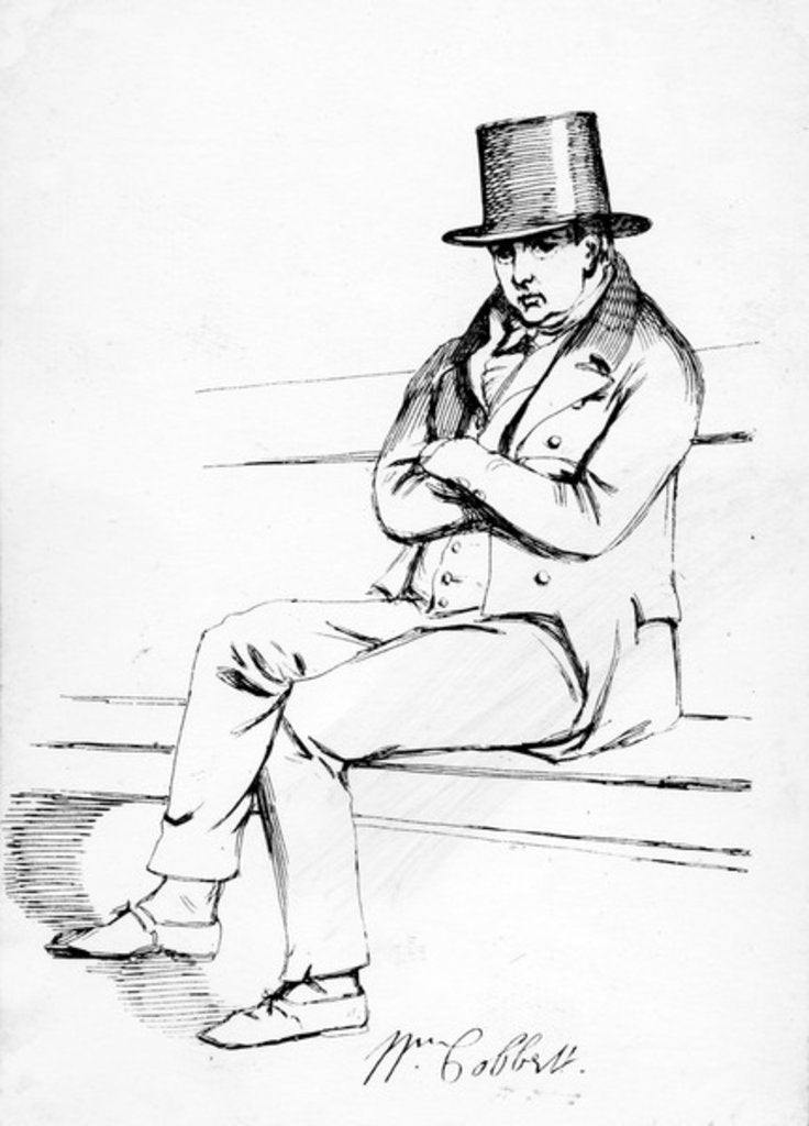 Detail of William Cobbett, 1896 by Daniel Maclise