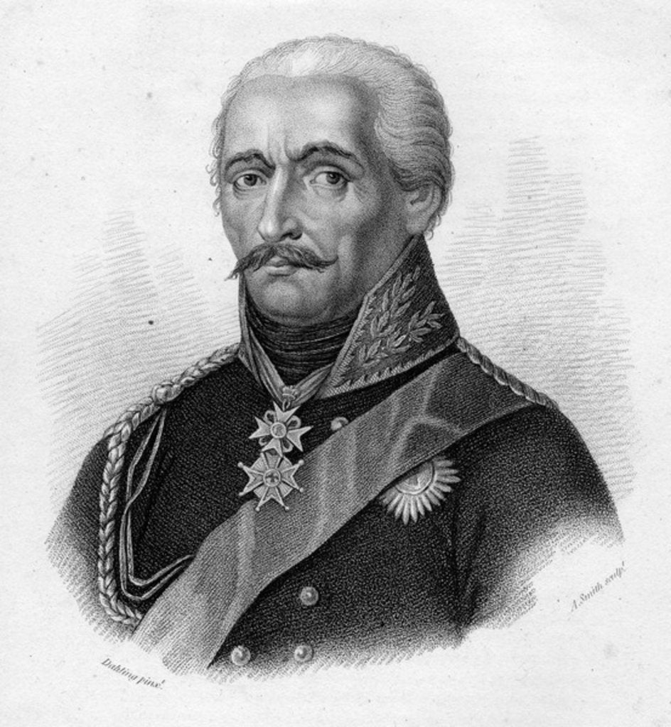 Detail of General Gebhard Leberecht von Blücher by Heinrich Anton Dahling