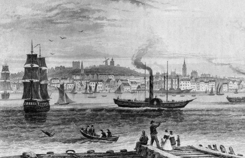 Detail of Gravesend, Kent, c.1830 by English School