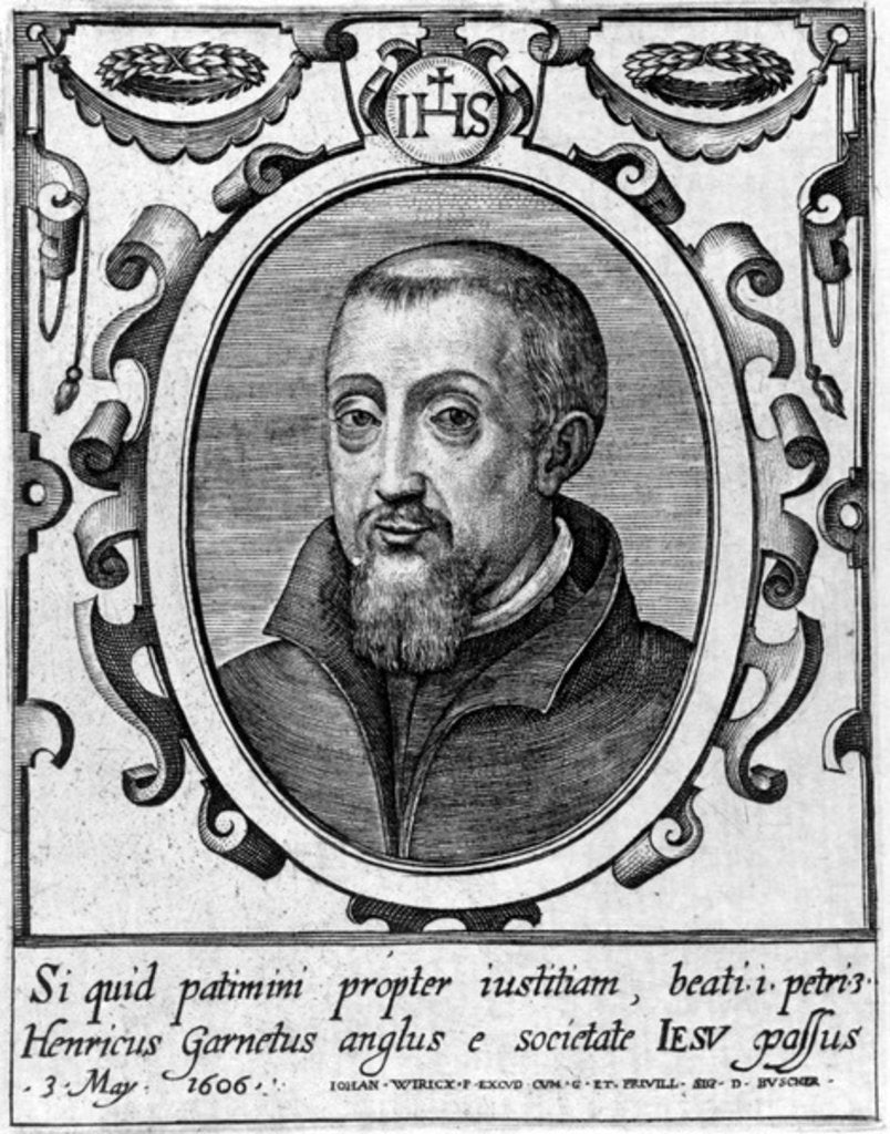 Detail of Henry Garnett by Johannes Wierix