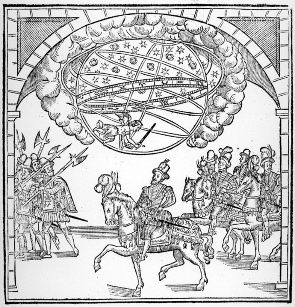 Detail of The entrance of Henri IV in to Rouen by French School