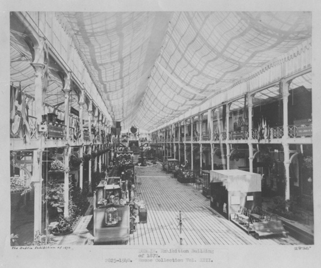 Detail of The Dublin Exhibition of 1872, 1872 by Irish Photographer