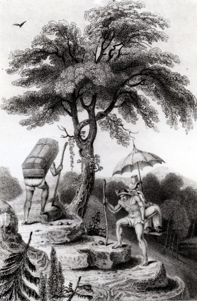 Detail of View of the Pass from Quindio by Edward Francis Finden