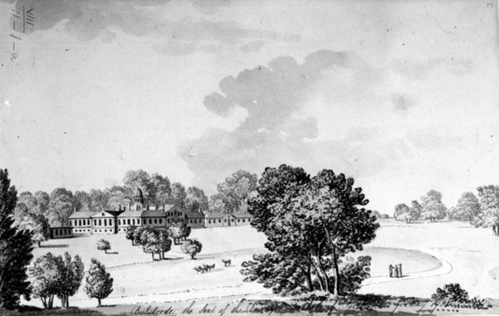 Detail of Bulstrode Park, Buckinghamshire, 1781 by English School