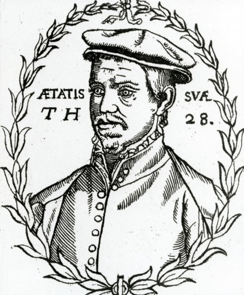 Detail of Thomas Hill, c.1571 by English School