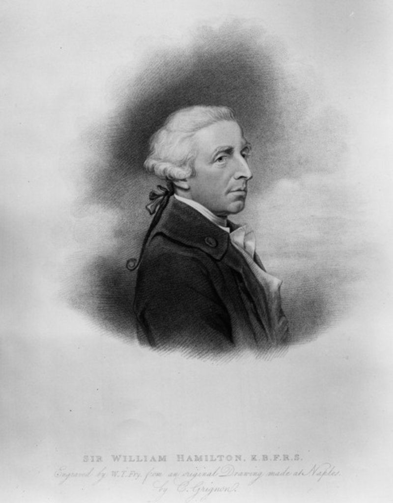 Detail of Sir William Hamilton, engraved by William Thomas Fry, 1817 by Charles (after) Grignion
