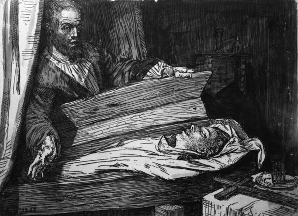 Detail of Bérénice, 1862 by Alphonse Legros