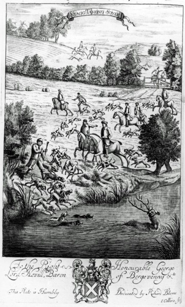 Detail of Stagg takeing soyle by English School