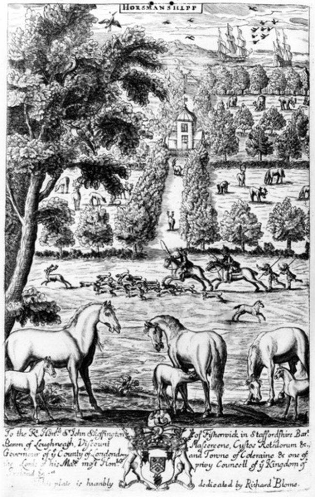 Detail of Horsmanshipp by English School