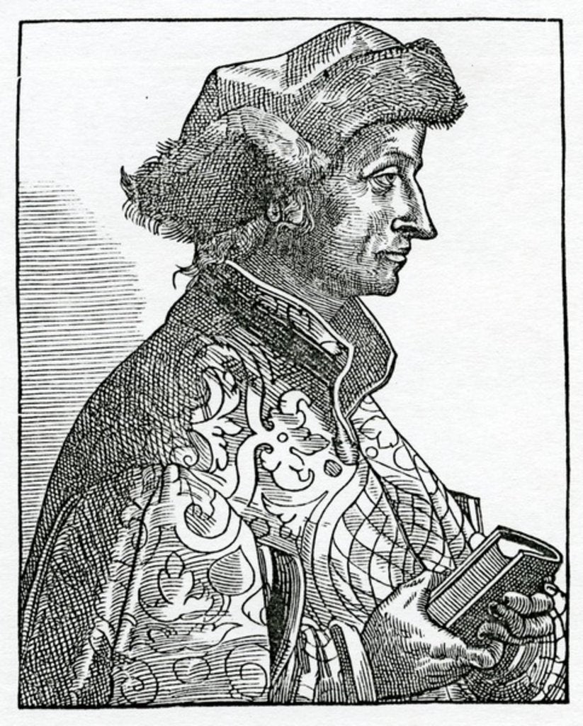 Detail of Sebastian Brandt by English School