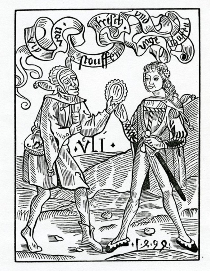 Detail of Of newe fassions and disgised Garmentes by (after) German School