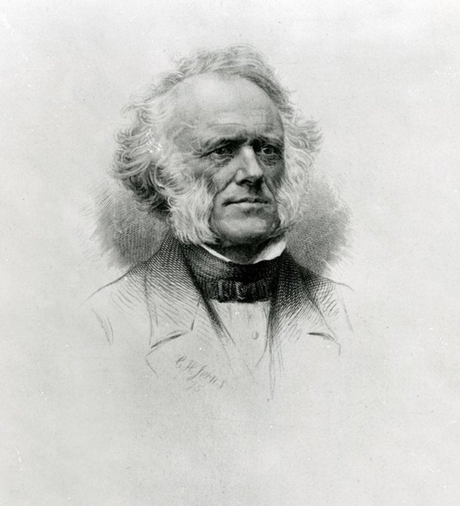 Detail of Sir Charles Lyell, 1875 by Charles Henry Jeens