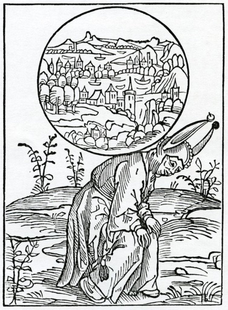 Detail of Of the over great and chargeable curyosyte of men by (after) German School