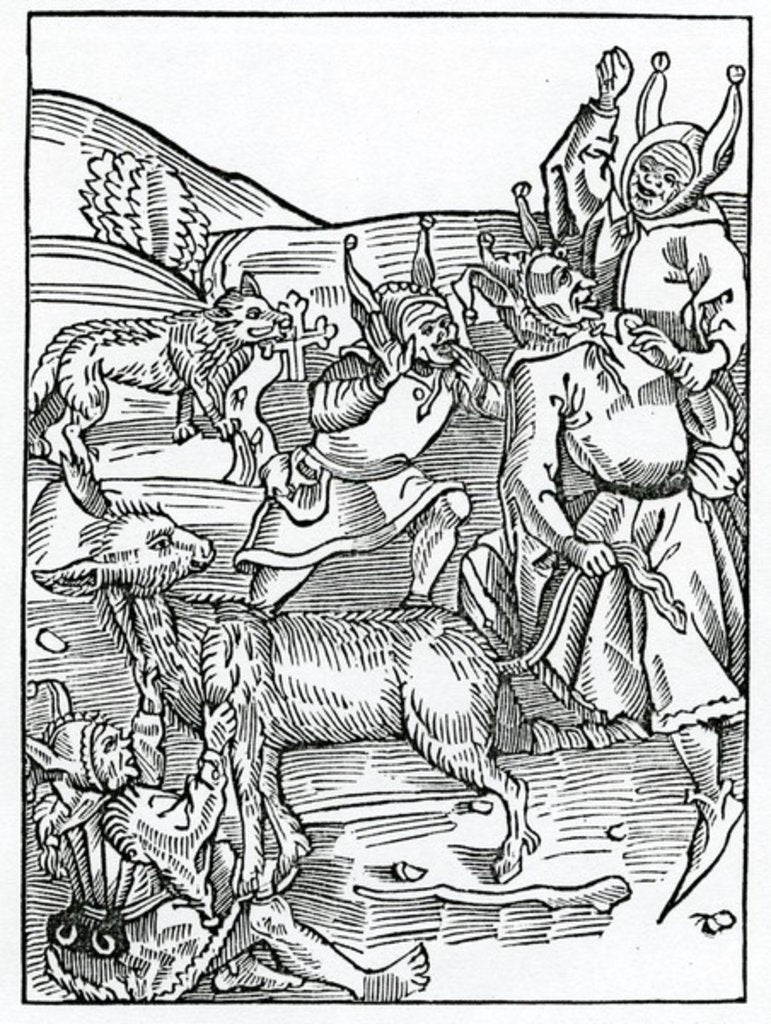 Detail of Of them that ar alway borowynge by (after) German School