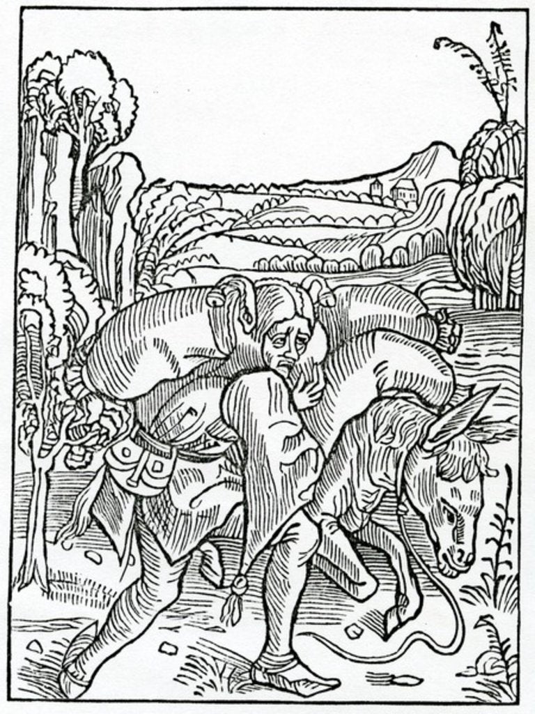 Detail of Of pluralitees that is to say of them whiche charge them selfe with many benefycis by (after) German School