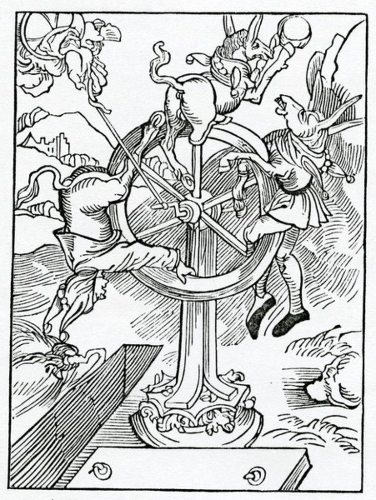 Detail of Of the ende of worldly honour and power and of folys that trust therein by (after) German School