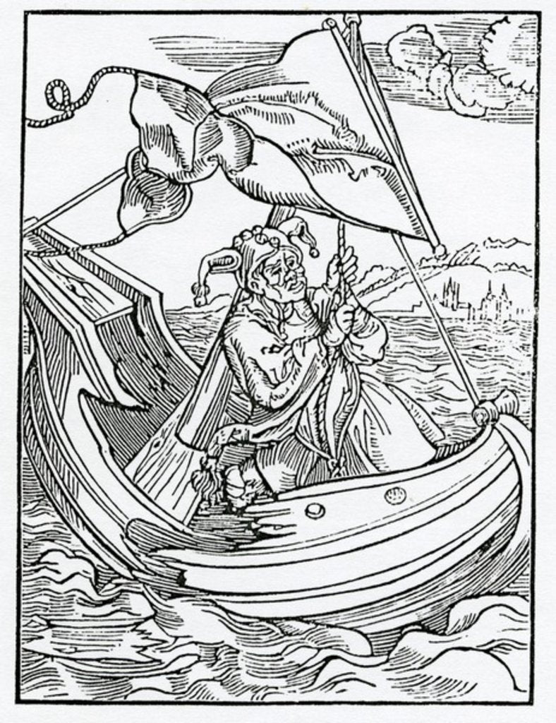 Detail of Of the despysynge of mysfortune by (after) German School