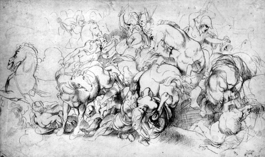 Detail of The Battle between the Greeks and the Amazons, c.1602-04 by Peter Paul Rubens