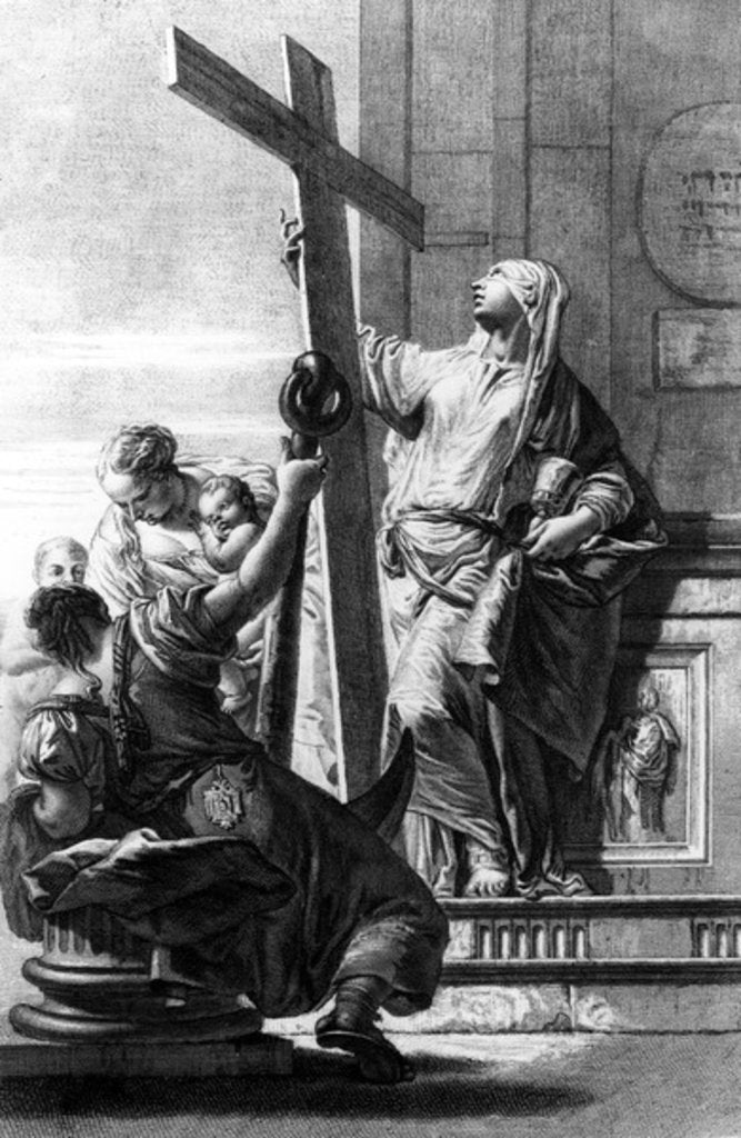 Detail of Personifications of Faith, Hope and Love by Giovanni Battista (after) Tiepolo