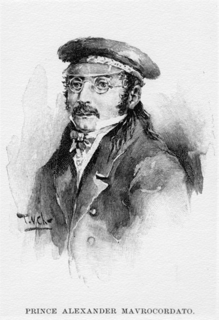 Detail of Prince Alexander Mavrocordato by English School